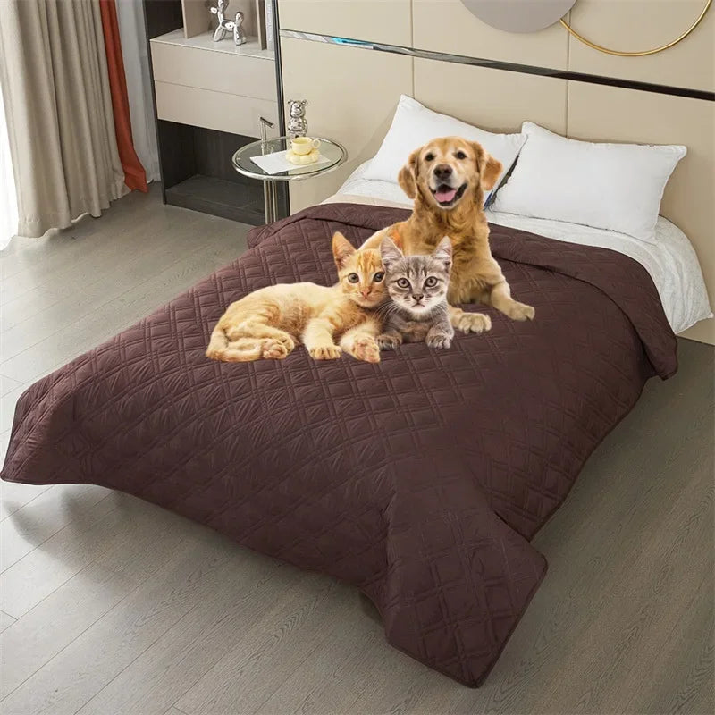 Waterproof Bedspread Pads Bed Mattress Protector Washable Non-Slip Sofa Urinary Bed Sheet Covers Kids Pet Dogs Cats Urine Mat