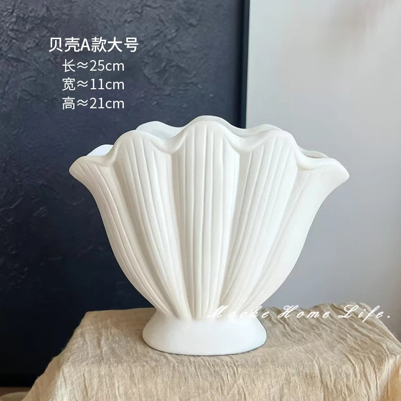 Ceramic Vase Home Decoration Living Room Nordic Style Home Decor Flower Vase Flower Pot Vase Decoration Home Jarrones
