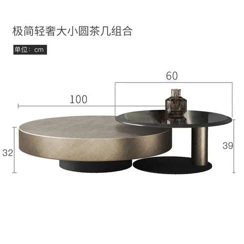 Modern Design Coffee Tables Round Metal Luxury Living Room Coffee Tables Minimalist Nordic Stoliki Kawowe Home Furniture