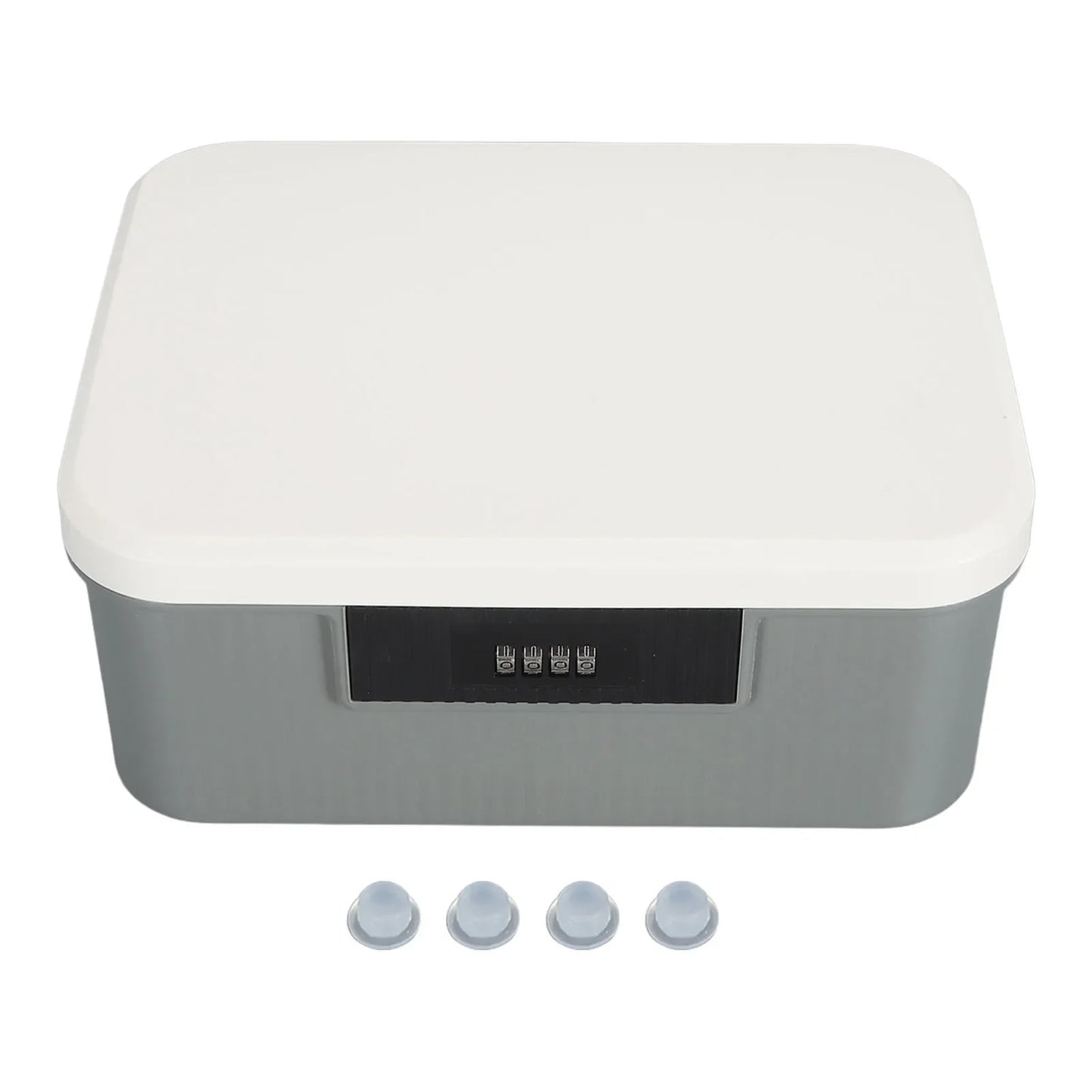 9L Capacity Lockable Storage Trunk Lockable Storage Trunk for Files Document Organizer Double Layer Password Storage Locking Box