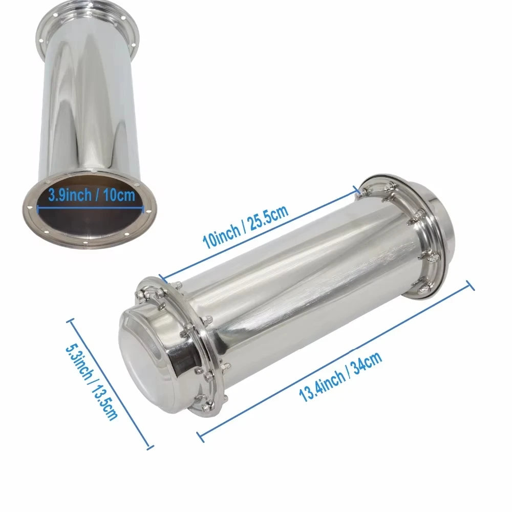 Stainless steel storage tank, time capsule