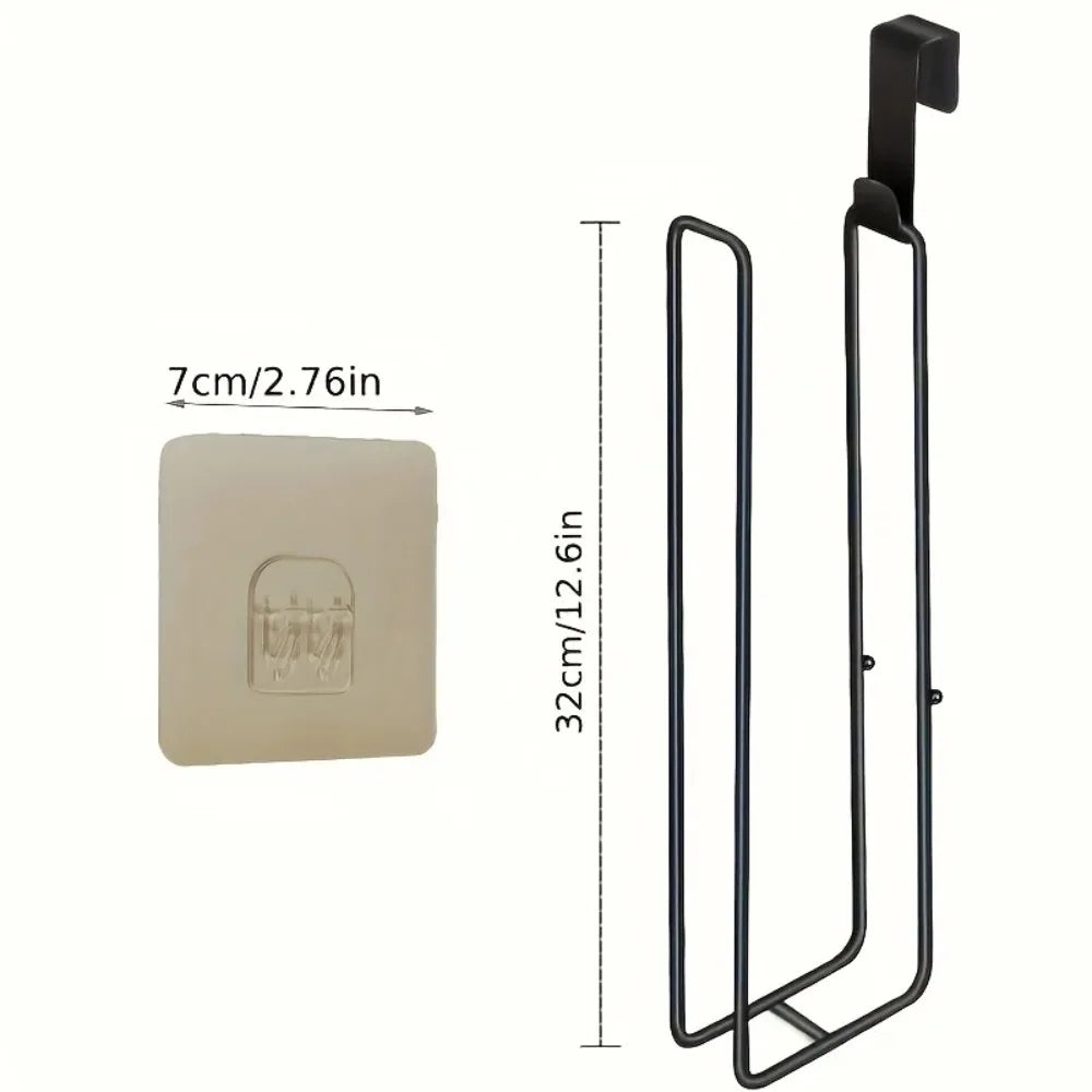 Bathroom Toilet Paper Holder with Storage Extra 3 Rolls, Over The Tank Toilet Paper Holder Wall Mount, Small Restroom Organizer