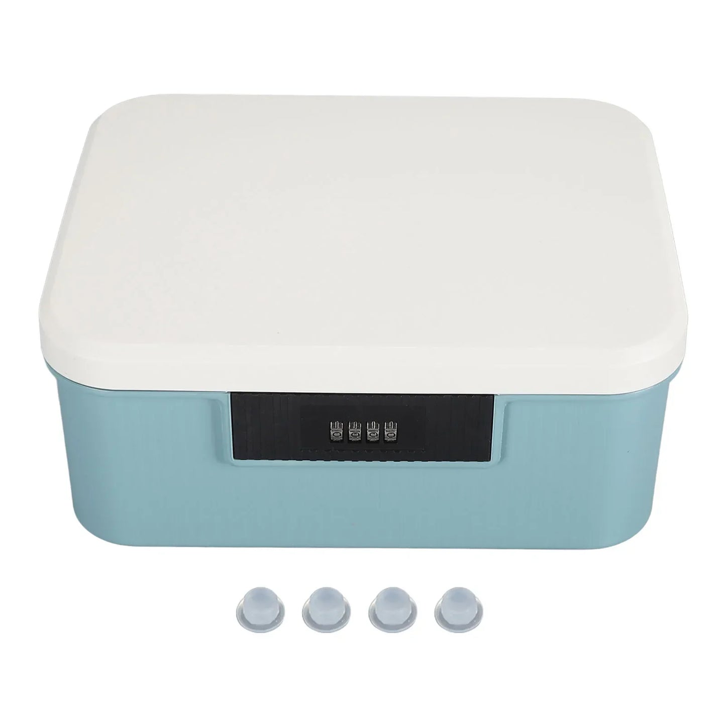 9L Capacity Lockable Storage Trunk Lockable Storage Trunk for Files Document Organizer Double Layer Password Storage Locking Box