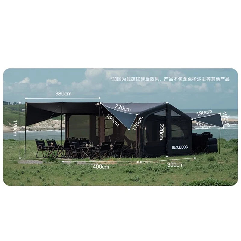 Nordic Style Creative Inflatable Tent Luxury Garden Villa Field Inflatable Hut Multifunctional Outdoor Furniture Marquesina FYIT