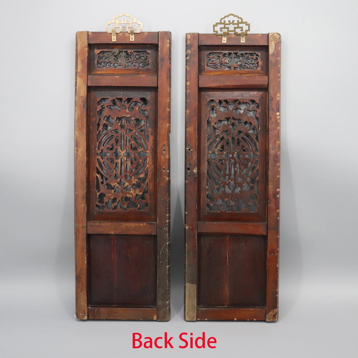 Old wooden carvings, Set of 2 old panels, wall hangings, Chinese anique