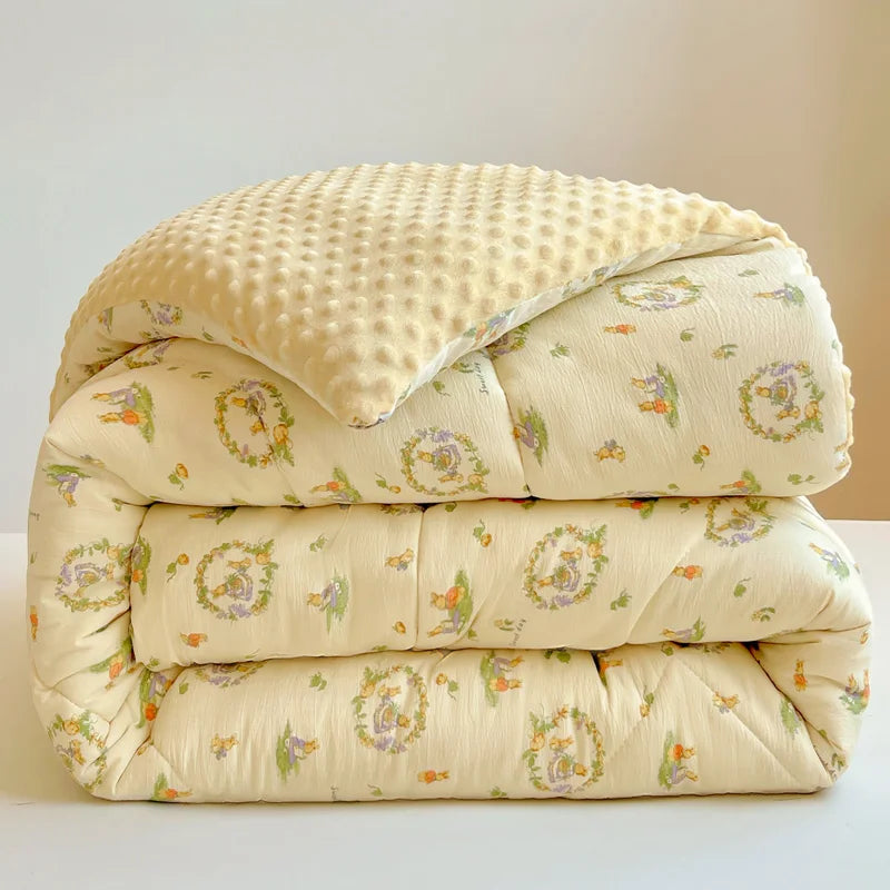 Thi Waable Polyester Fiber Filled Blanket for Students And Adults Spring Autumn Winter Brand New Condition from China