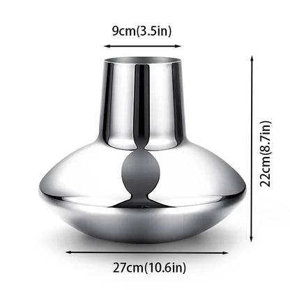 Stainless Steel Vase for Flowers Mini Vases for  Decoration Home Dinner Table Wedding Living Room Scandinavian Gifts