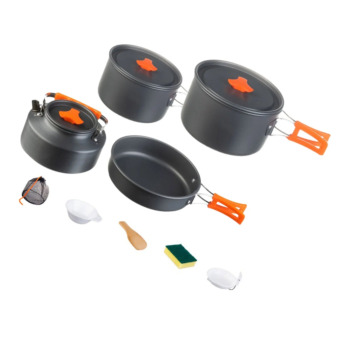 Nabe Sukiyaki Pot Shabu with Wooden Lid Camping Pot Stewpot Hanging Stew Souppot Cast Iron Round Outdoor Cast Iron Sukiyaki Pot