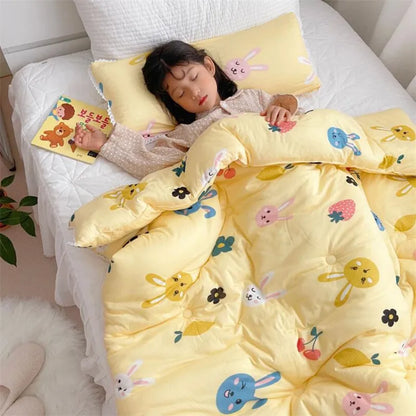 120x150cm Baby Quilt Blanket Four Season Kids Sleeping Blanket Washable Home Nursery School Children Blanket Quilt Bedding