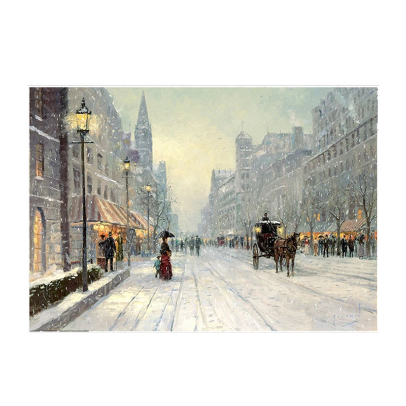 Classic Paintings Landscape Posters and Print Canvas Painting Reproductions Wall Art Picture for Living Room Home Artwork Decor