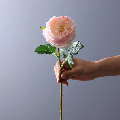 5pcs Artificial Rose Peony Real Touch Flowers for Home Table Decoration  Wedding Bouquet Living Room Office Decor Fake Roses