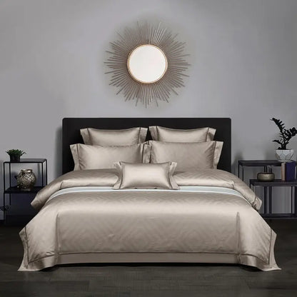 1200TC Egyptian Cotton Premium Luxury Bedding Set Soft Silky 4/6Pcs Super King Queen size Duvet cover Bed Sheet set Pillowcases