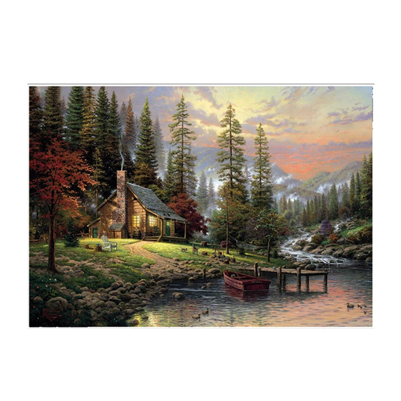 Classic Paintings Landscape Posters and Print Canvas Painting Reproductions Wall Art Picture for Living Room Home Artwork Decor