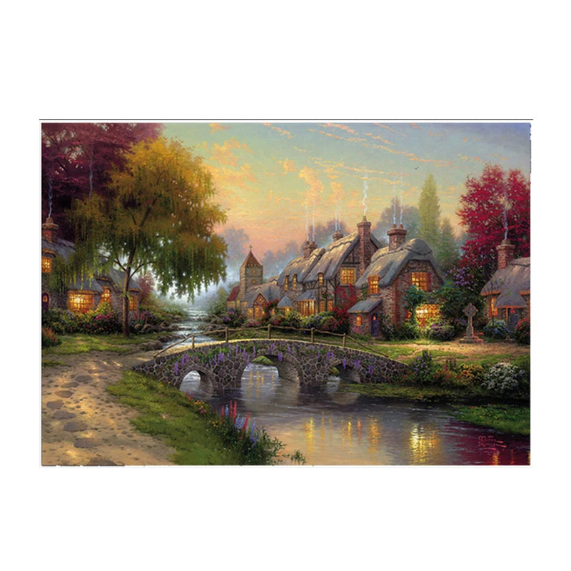 Classic Paintings Landscape Posters and Print Canvas Painting Reproductions Wall Art Picture for Living Room Home Artwork Decor