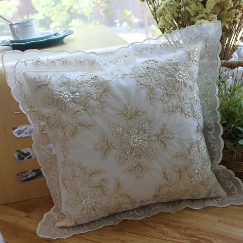 Decorative cushions lace pillowcase  ornamental pillows for living room Decorative pillowcase for sofa  pillow home decor