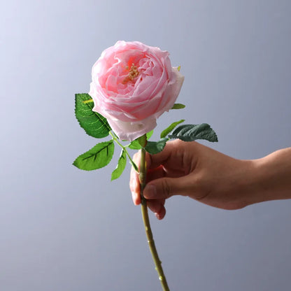 5pcs Artificial Rose Peony Real Touch Flowers for Home Table Decoration  Wedding Bouquet Living Room Office Decor Fake Roses
