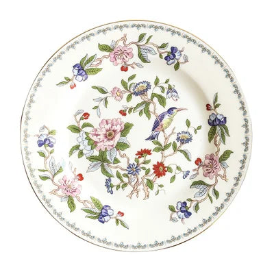 Bone Porcelain Western Dinner Plate Creative Steak Flat Plate Tableware Ceramic Plate Household Hotel Place Platform Inter-disc