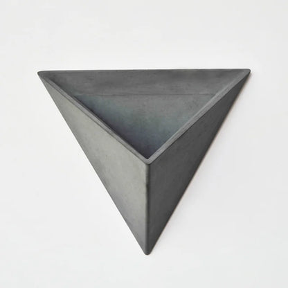 Triangle silicone molds Wall hanging type cement flowerpot mold silicone concrete pot molds