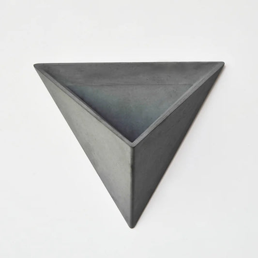 Triangle silicone molds Wall hanging type cement flowerpot mold silicone concrete pot molds