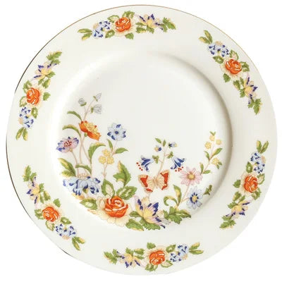 Bone Porcelain Western Dinner Plate Creative Steak Flat Plate Tableware Ceramic Plate Household Hotel Place Platform Inter-disc