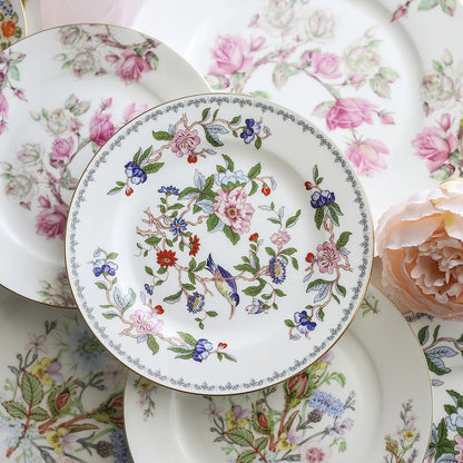 Bone Porcelain Western Dinner Plate Creative Steak Flat Plate Tableware Ceramic Plate Household Hotel Place Platform Inter-disc