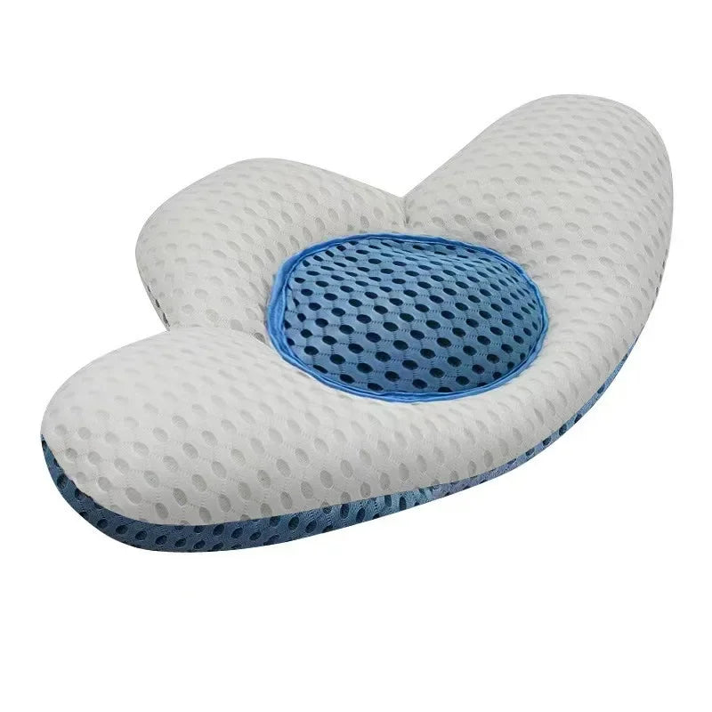 Waist Pillow Special Lumbar Support Cushion Adjustable Height Sleep Lumbar Pillow Soft Comfortable Memory Cotton Bed Cushion
