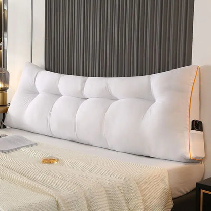 European Soft Wedge Pillow Triangular Bed Backrest Cushion for Headboard Reading Support Modern Home Decor 60/90/120/150/180cm