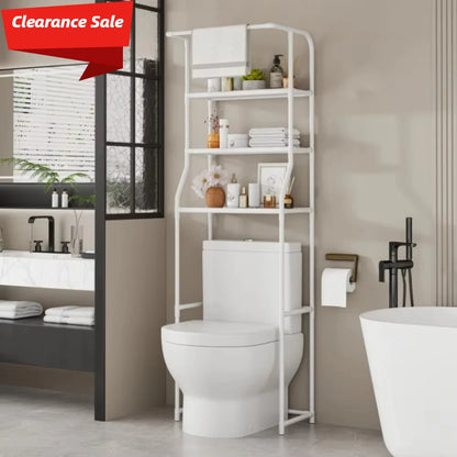 Storage Shelf For Bathroom Space Washing Machine Rack Saver Over Toilet Rack For Bathroom Floor Home Organizer Clearance Sale