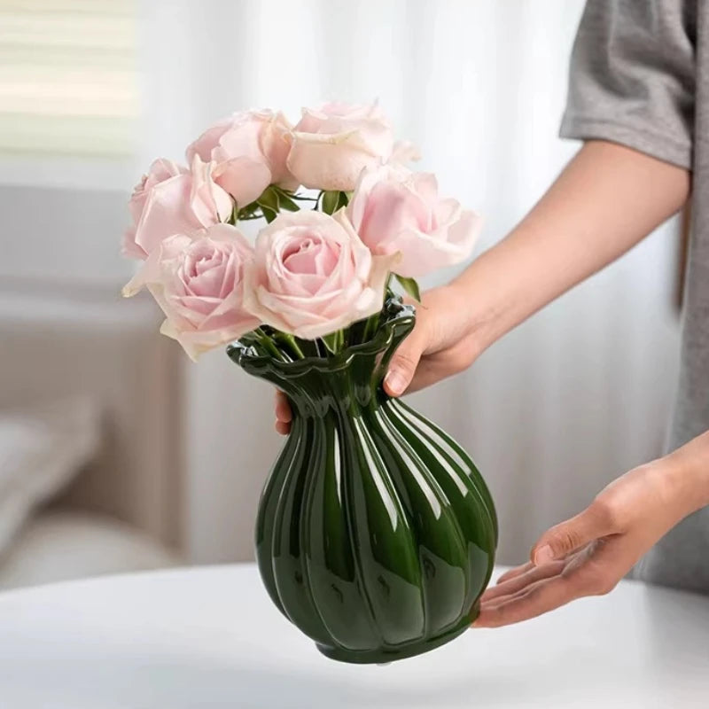 Table Decorations Vases Bedroom Aesthetic Balcony Homestay Flowers Vases Living Room Ceramic Home Decor Vase MH40HP