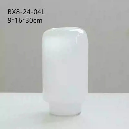 Vase Middle Ancient Wabi-sabi Wind Light Luxury Senior Feeling Living Room Table Glaze Flower Ware Modern Glass Vase Ornaments