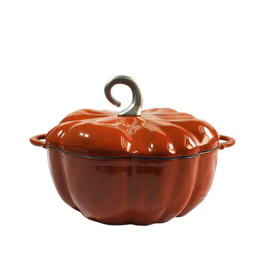 Enameled Cast Iron Pumpkin Dutch Oven 3.5Qt