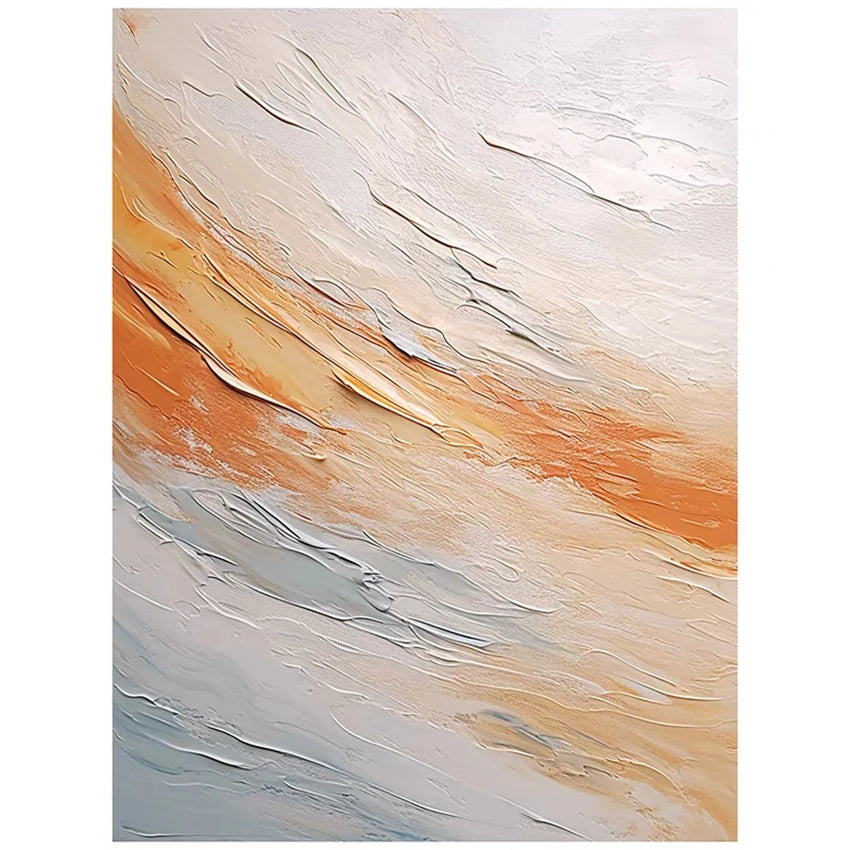 Large Size Contemporary Hand-painted Abstract Picture Golden Foil Oil Paintings On Canvas Bedroom Home Decoration Unframed