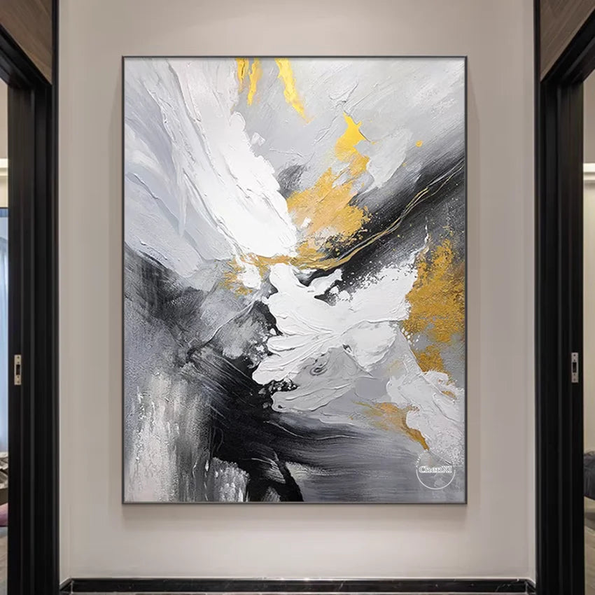 Handmade Picture Wall Art Paintings Handpainted Oil Painting On Canvas Large Handmade Wall Art Modern Home Decoration No Framed