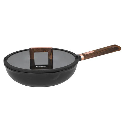 DONNOR Non-stick Frying Pan Soup Pot Wok Omelette Pans Cooking Pot Cookware for Gas Stove and Induction Cooker Home Accessories