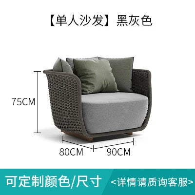 Rattan Wood Garden Furniture Sets Beach Fabric Garden Furniture Sets Round Backyard Muebles De Patio Exterior Patio Furnitures