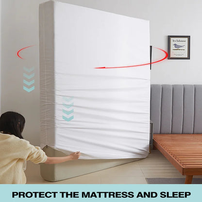 Waterproof Mattress Protector with Zipper Soft & Breathable & Noiseless Antibacterial, Anti-mite Mattress Cover , Queen/King