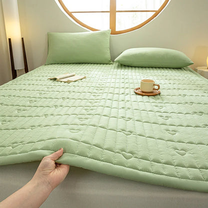 Class a Cotton Sandwich Mattr Soft Pad Home Bed Cover Dormi Single Double Bed Quilt All Seasons Universal