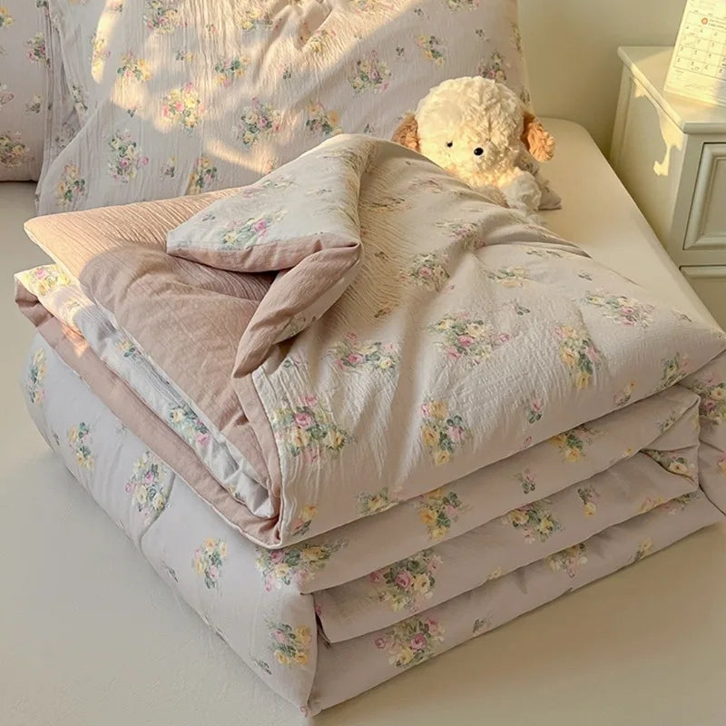 Summer Pure Cotton Quilts Blankets Bedroom Soft Cool Air Conditioner Quilt Comforter Bedspread Twin Queen King Bedding Quilts
