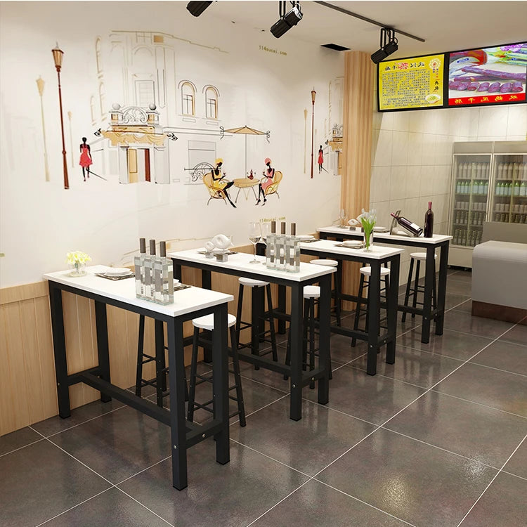 Wall Bar Counter Home Dinning Table Rectangular Simple Table Restaurant Hotel Banquet Slender Table