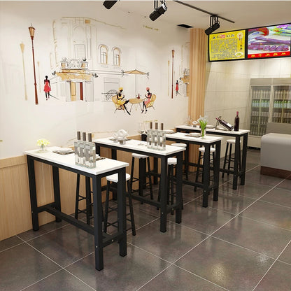 Wall Bar Counter Home Dinning Table Rectangular Simple Table Restaurant Hotel Banquet Slender Table