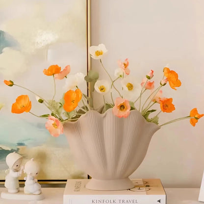 Ceramic Vase Home Decoration Living Room Nordic Style Home Decor Flower Vase Flower Pot Vase Decoration Home Jarrones
