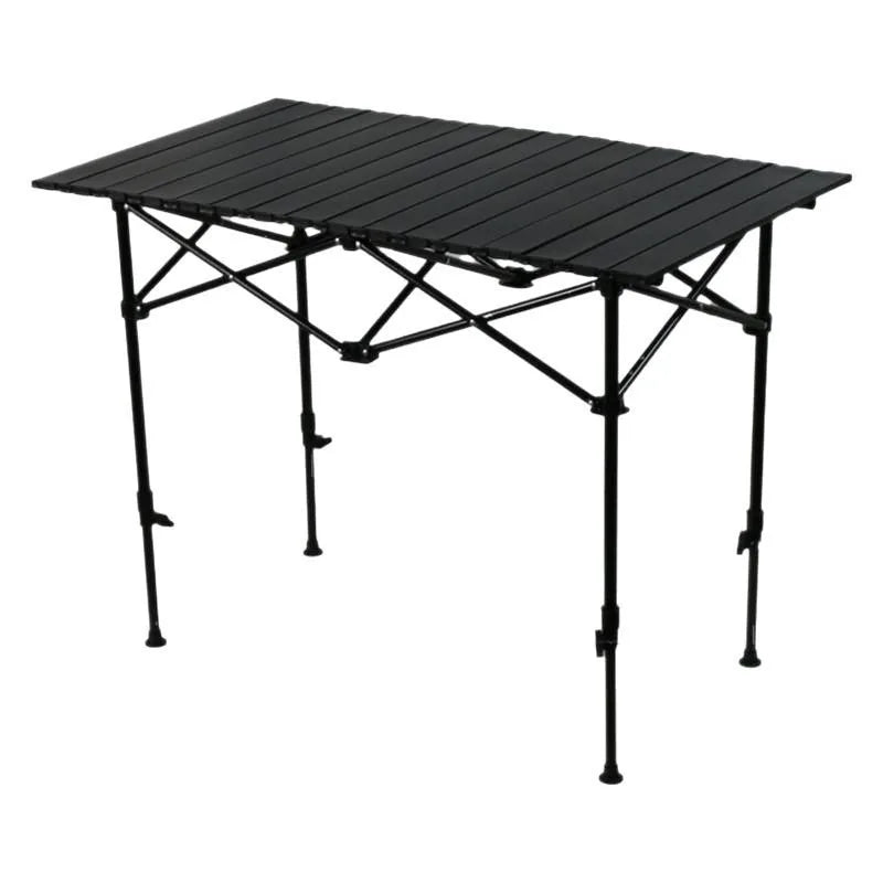 Picnic Camping Adjustable Lightweight Egg Roll Folding Table Outdoor Adjustable Table Camping Mesa Plegable Outdoor Furniture