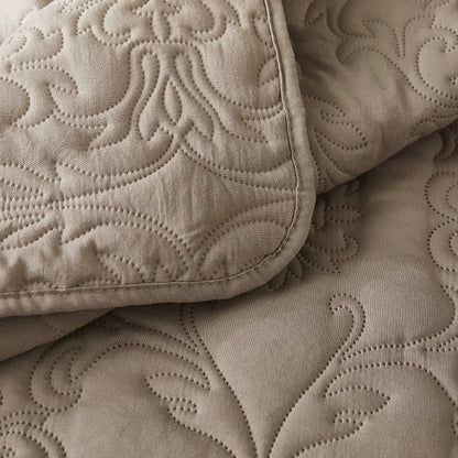 Solid Color Plant Jacquard Bedspread Quilted Bed Covers Bedspread Large Size Coverlet for Bed 220x240/240x250cm
