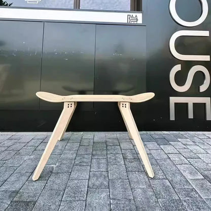 Nordic Stool Living Room Solid Wood Ottoman Modern Portable Removable Small Home Furniture Stool Outdoor Decorative Ottomans