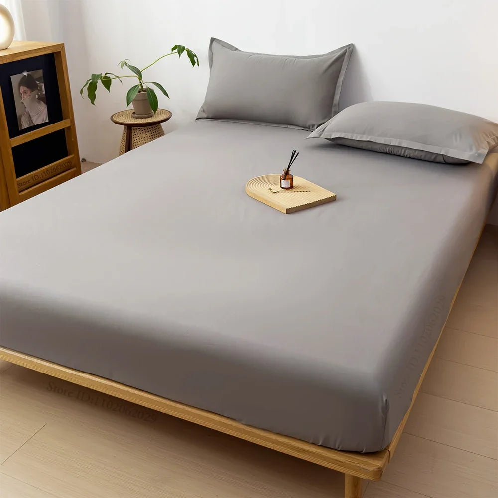 Waterproof Mattress Covers Fitted Sheets Bed Bedspreads Fabric Thick Mattress Protector for Single Double King Queen Size Beds