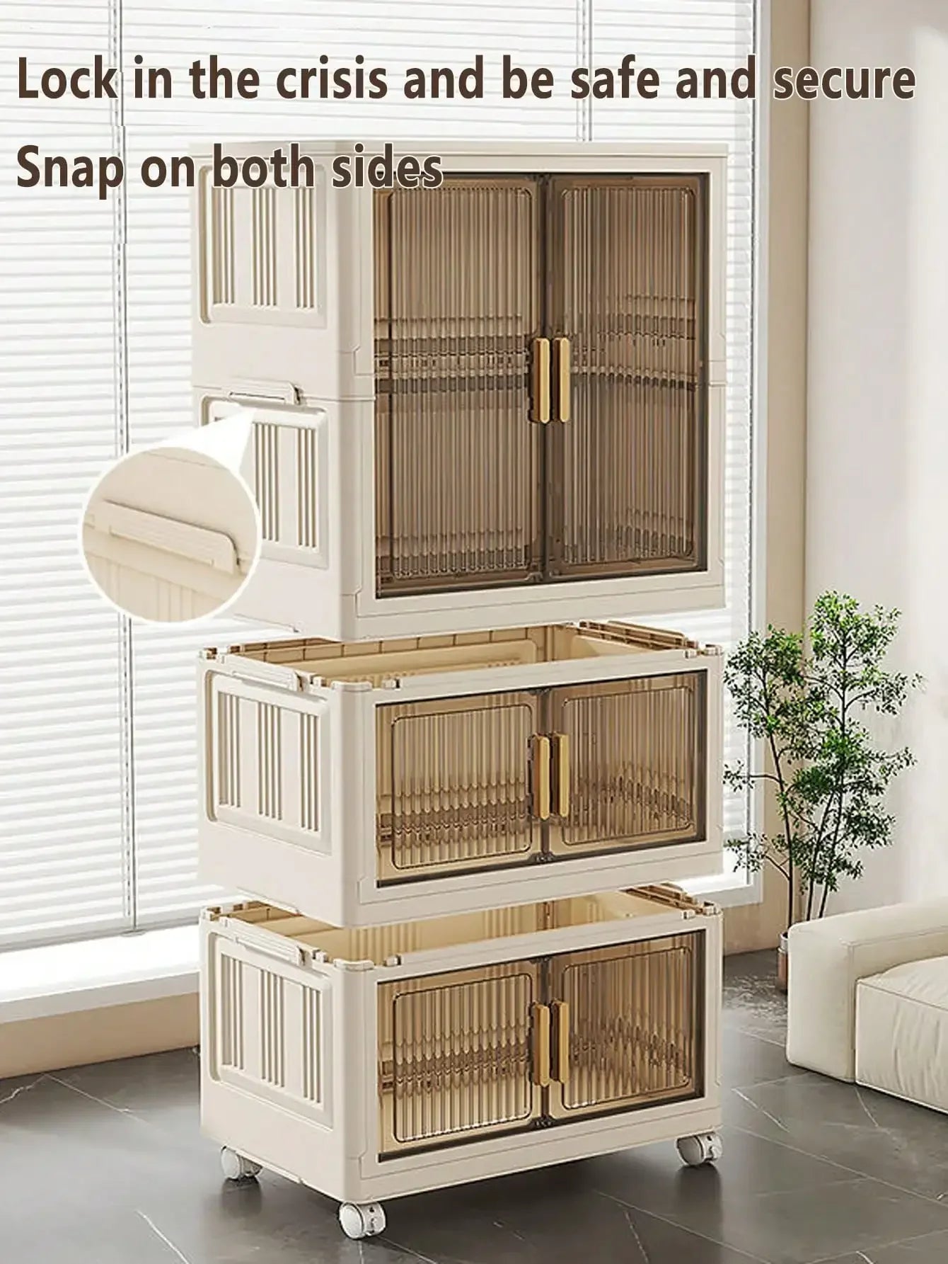 Large Capacity Multifunction Storage Cabinet Dustproof Wardrobe Folding Home Organization Solution