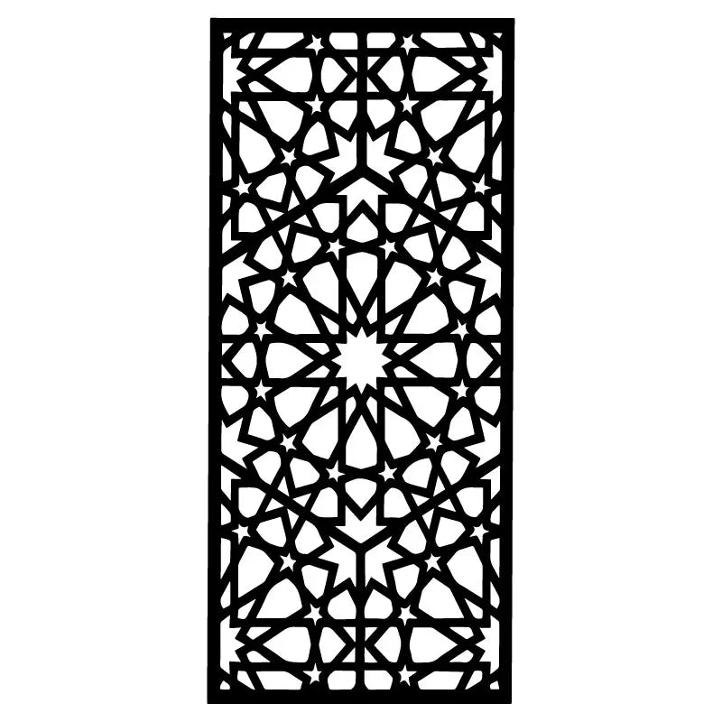 Transform Your Space with Decorative Window Decal Doors Window Sticker Removable Islamic Patterns Home Decoration Murals Q077