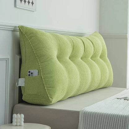 Modern mat e Bede Pillow Soft Plu Tat Bed Headrest Mobile Phone Play Waist Support Bed Barest Pad