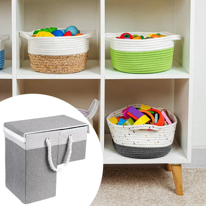 Stair Basket Modern Foldable Storage Bin Stair Step Basket for Toiletries Books Toys Snacks Household Items