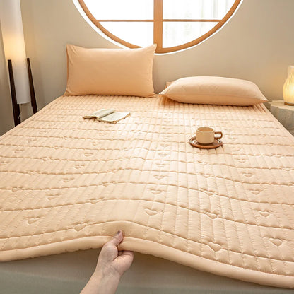 Class a Cotton Sandwich Mattr Soft Pad Home Bed Cover Dormi Single Double Bed Quilt All Seasons Universal